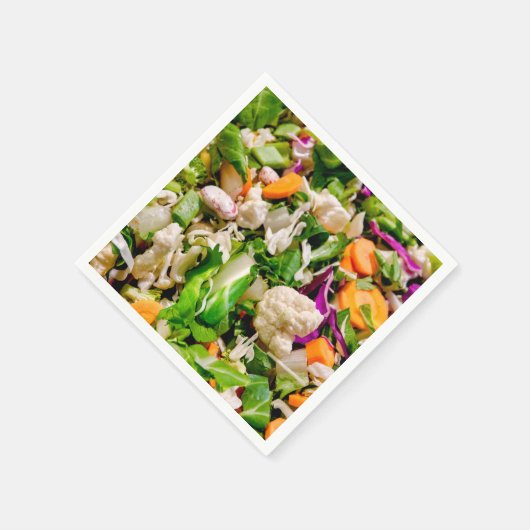 Gemengde salade servet (Hoek)