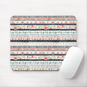 Gemengde shabby chic patronen muismat