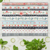 Gemengde shabby chic patronen theedoek (Gevouwen)