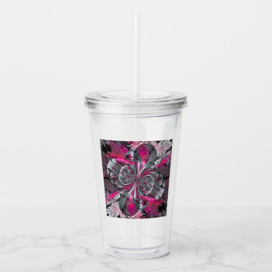 Gemengde signalen acryl drinkbeker (Voorkant)