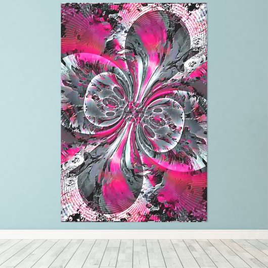 Gemengde signalen canvas afdruk (Insitu (Houten vloer))