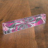 Gemengde Signalen Desk Name Bord Naambordje (Zijkant)