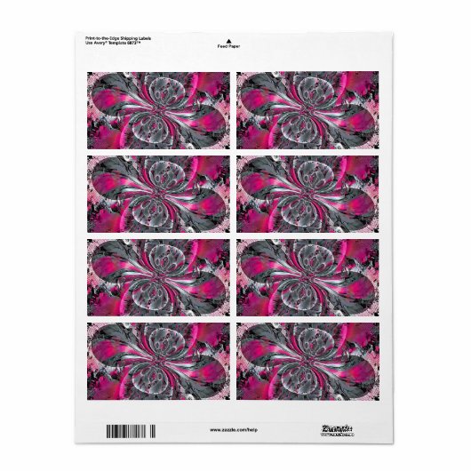 Gemengde signalen etiket (Full Sheet)