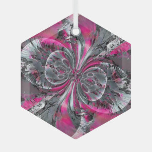 Gemengde signalen glas ornament