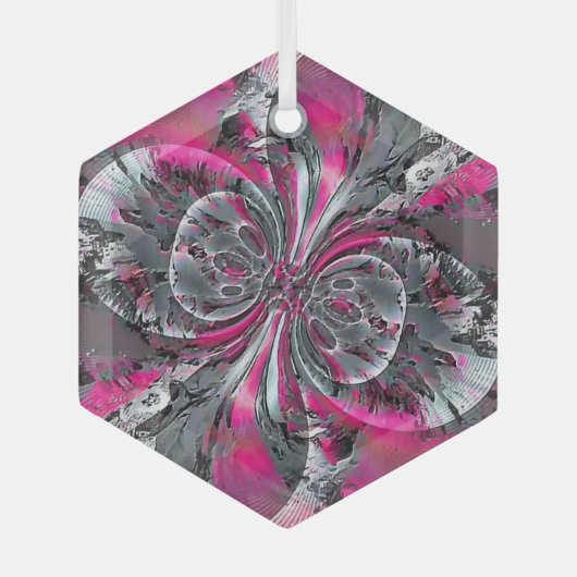 Gemengde signalen glas ornament (Voorkant)