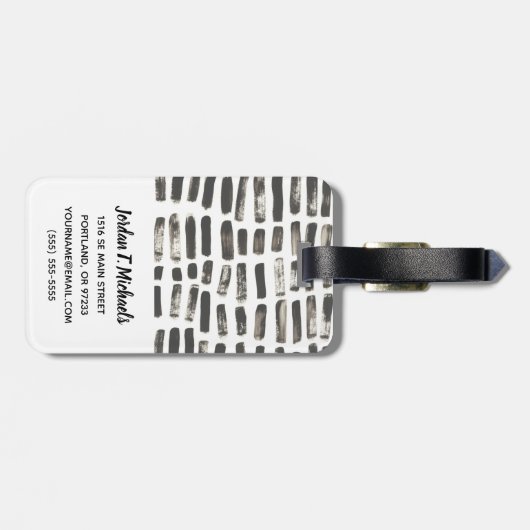 Gemengde signalen III Bagagelabel (Achterkant horizontaal)