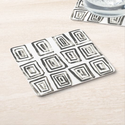 Gemengde signalen IV Kartonnen Onderzetters (Schuin)