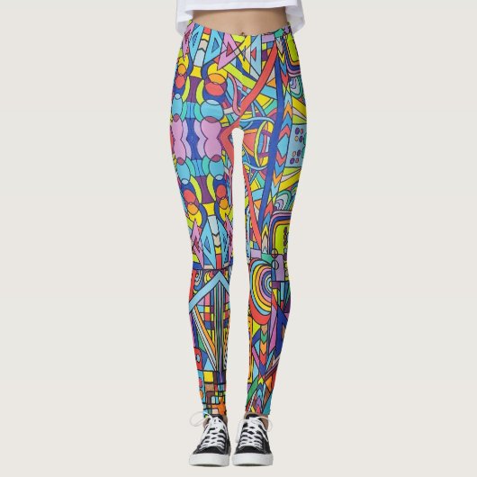 Gemengde signalen leggings (Voorkant)