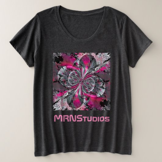 Gemengde signalen plus grootte T-shirt (Design voorkant)