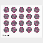 Gemengde signalen ronde sticker (Vel)