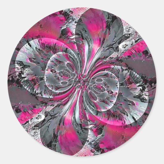 Gemengde signalen ronde sticker (Voorkant)