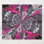 Gemengde signalen sparkling wijnetiket (Enkel label)