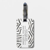 Gemengde signalen V Bagagelabel (Achterkant verticaal)