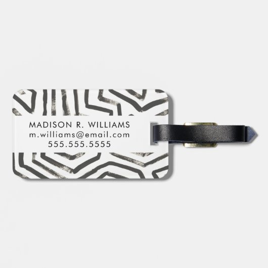 Gemengde signalen V Bagagelabel (Achterkant horizontaal)