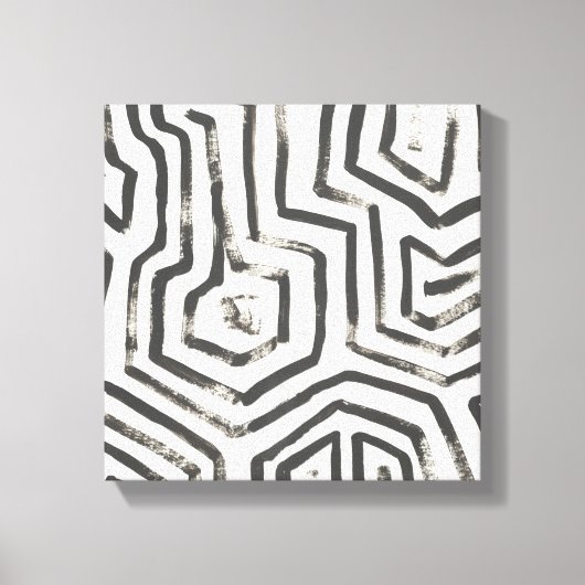 Gemengde signalen V Canvas Afdruk (Voorkant)