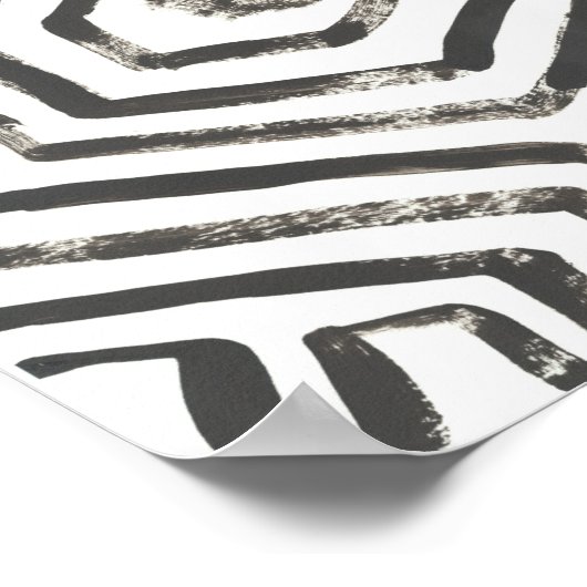 Gemengde signalen V Poster (Hoek)