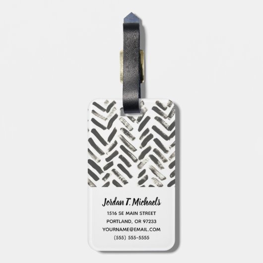 Gemengde signalen VII Bagagelabel (Achterkant verticaal)