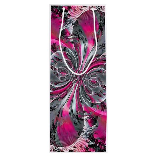 Gemengde signalen wijn cadeautas (Achterkant)