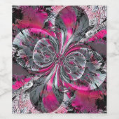 Gemengde signalen wijn etiket (Enkel label)