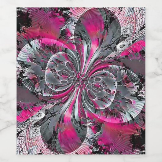 Gemengde signalen wijn etiket (Enkel label)