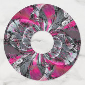 Gemengde signalen wijnglaslabel (Voorkant)