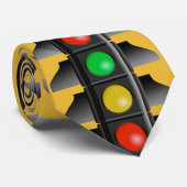 Gemengde Signals Necktie door Whimzwhirled Stropdas (Opgerold)