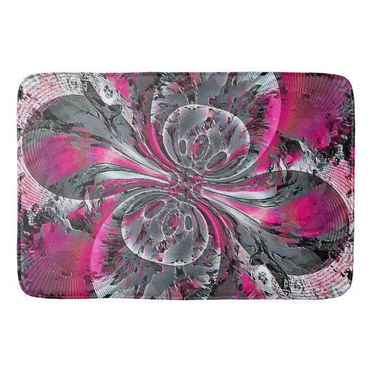 Gemengde signeersbont badmat (Voorkant)