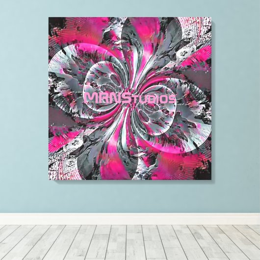 Gemengde signeerscanvas afdrukken (Insitu (Houten vloer))