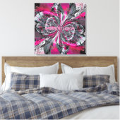 Gemengde signeerscanvas afdrukken (Insitu (Slaapkamer))