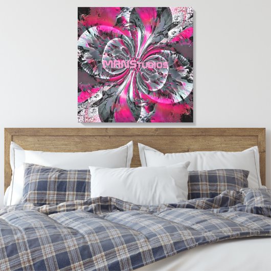 Gemengde signeerscanvas afdrukken (Insitu (Slaapkamer))