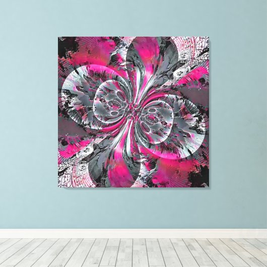 Gemengde signeerscanvas afdrukken (Insitu (Houten vloer))