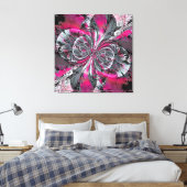 Gemengde signeerscanvas afdrukken (Insitu (Slaapkamer))