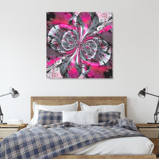 Gemengde signeerscanvas afdrukken (Insitu (Slaapkamer))