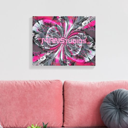 Gemengde signeerscanvas afdrukken (Insitu (Woonkamer))