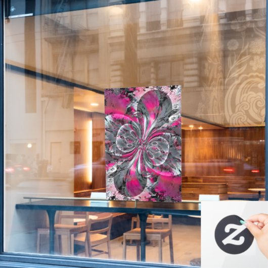 Gemengde signeersvenster Cling Raamsticker (Cafe Raam)