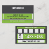 Gemengde sportkaart Visitekaartje 5-klasse Klantenkaartje (Voorkant / Achterkant)