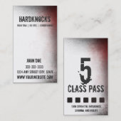 Gemengde sportkaart Visitekaartje 5-klasse Klantenkaartje (Voorkant / Achterkant)