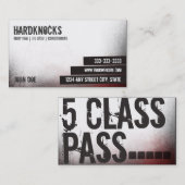 Gemengde sportkaart Visitekaartje 5-klasse Klantenkaartje (Voorkant / Achterkant)