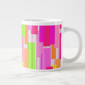 Gemengde streep grote koffiekop (Rechts)