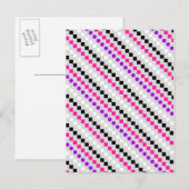 Gemengde stripe 2014 briefkaart (Voorkant / Achterkant)