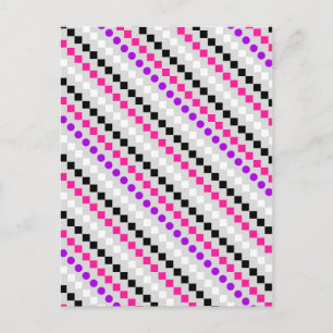 Gemengde stripe 2014 briefkaart
