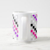 Gemengde stripe 2014 grote koffiekop (Achterkant)