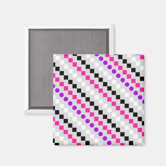 Gemengde stripe 2014 magneet (Voorkant / Achterkant)