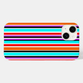Gemengde strips Case-Mate iPhone case (Achterkant (horizontaal))