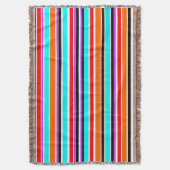 Gemengde strips deken (Voorkant Verticaal)