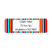 Gemengde strips etiket (Voorkant)