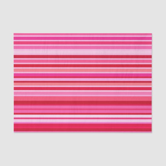 Gemengde strips, Fuchsia, Maroon en Roze Tissuepapier (Voorkant)