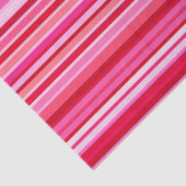 Gemengde strips, Fuchsia, Maroon en Roze Tissuepapier (Detail)