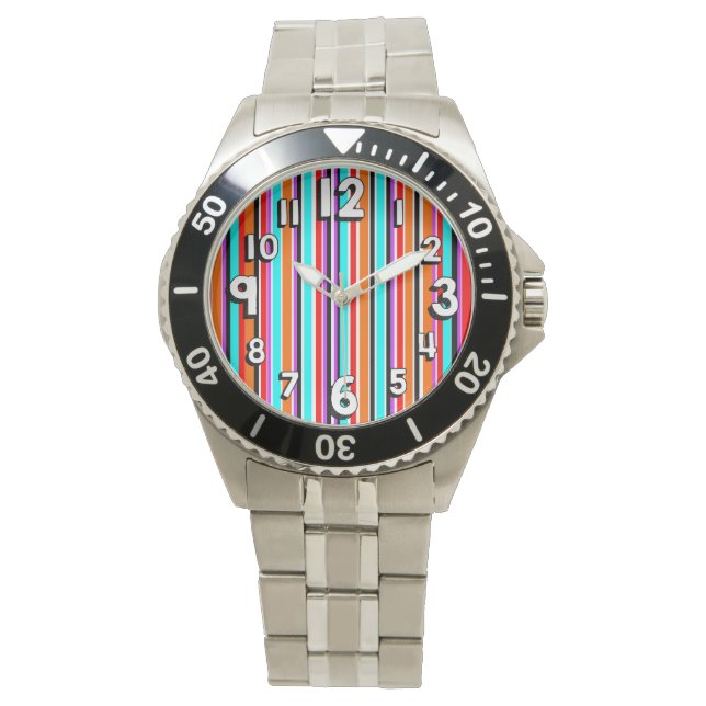 Gemengde strips horloge (Voorkant)