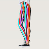 Gemengde strips leggings (Links)